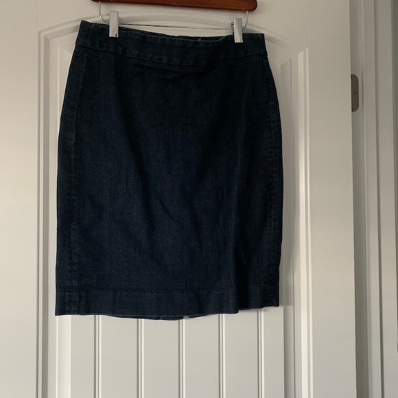 J. Crew Factory Denim Pencil Skirt - Picture 1 of 5